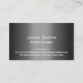 Beruflicher Graumetallchirurg Visitenkarte (Vorderseite)