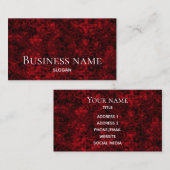 Beruflicher Grunge-Standard Visitenkarte (Vorne/Hinten)