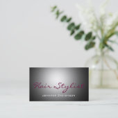 Beruflicher Haarmakeup-Kosmetologe Visitenkarte (Stehend Vorderseite)