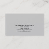 Beruflicher Haarmakeup-Kosmetologe Visitenkarte (Rückseite)