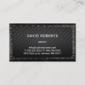 Beruflicher Halbzeug-Metallrahmen Visitenkarte (Rückseite)