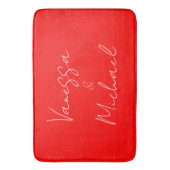 Beruflicher handschriftlicher Name Badematte (Vorderseite Vertikal)