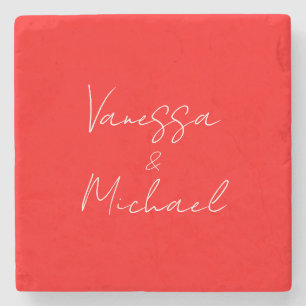 Beruflicher handschriftlicher Name Steinuntersetzer