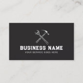 Beruflicher Handyman Reparaturservice Schlicht Bla Visitenkarte (Vorderseite)