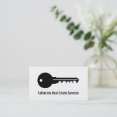 Beruflicher Haus-Schlüssel-wirkliches Visitenkarte (Stehend Vorderseite)