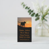 Beruflicher Haustier- und Haussitzdienst Visitenkarte (Stehend Vorderseite)