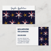 Beruflicher heller Nautic Starfish Visitenkarte (Vorne/Hinten)