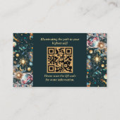 Beruflicher Himmelsausdrucksleser Visitenkarte (Rückseite)