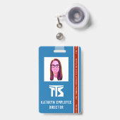 Beruflicher Hochrisikobau Ausweis (Front with Retractable)