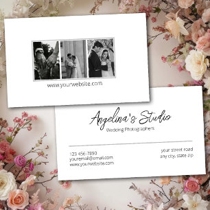 Beruflicher Hochzeitfotograf Visitenkarte