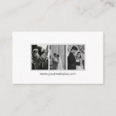 Beruflicher Hochzeitfotograf Visitenkarte (Vorderseite)