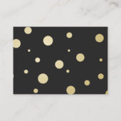 Beruflicher Hochzeitsplaner und Veranstaltungsplan Visitenkarte (Rückseite)