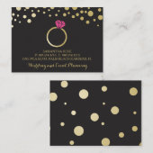 Beruflicher Hochzeitsplaner und Veranstaltungsplan Visitenkarte (Vorne/Hinten)