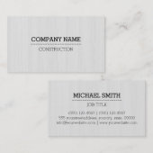 Beruflicher Holzkörner Look #5 Visitenkarte (Vorne/Hinten)