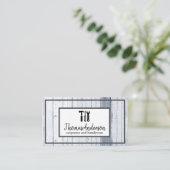 Beruflicher Holzkörner Rustikaler Schreiner Visitenkarte (Stehend Vorderseite)