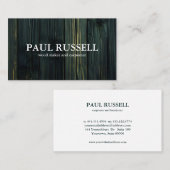 Beruflicher Holzkörner Rustikaler Tischler Visitenkarte (Vorne/Hinten)