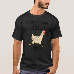 Beruflicher Hühnerjäger Lustiger Bauernhof Kinder T-Shirt