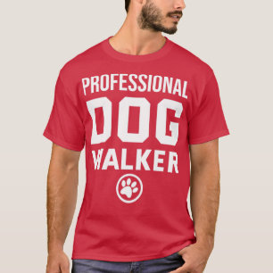 Beruflicher Hund Walker Funny Dogs Wandern T-Shirt
