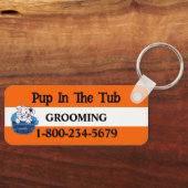 Beruflicher Hundebau Schlüsselanhänger (Vorderseite)