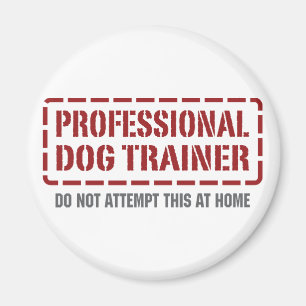Beruflicher Hundetrainer Magnet