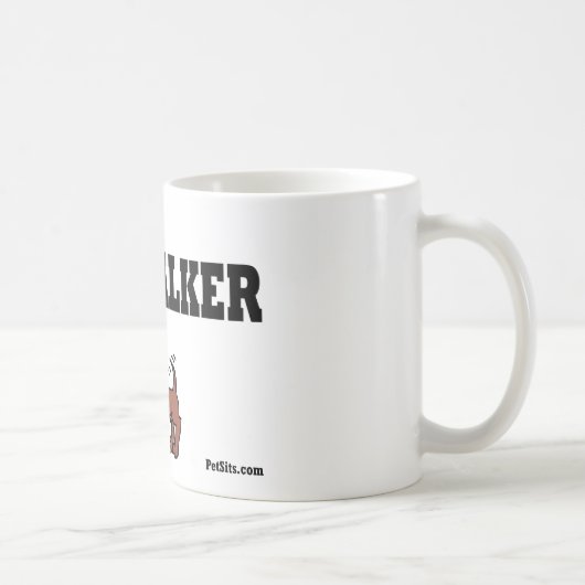 Beruflicher Hundewanderer Kaffeetasse (Rechts)