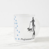 Beruflicher Hundewanderer Mattglastasse (VorderseiteRechts)
