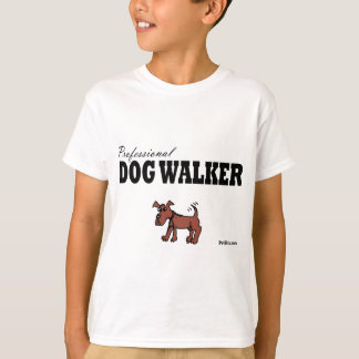 Beruflicher Hundewanderer T-Shirt