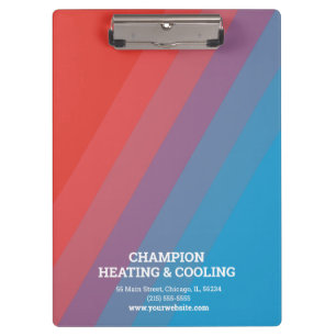 Beruflicher HVAC Klemmbrett