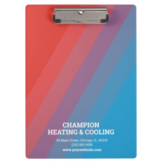 Beruflicher HVAC Klemmbrett (Vorderseite)