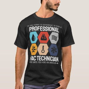 Beruflicher HVAC-Techniker Heizung HVAC Tech T-Shirt