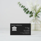 Beruflicher Hypothekengeber Visitenkarte (Stehend Vorderseite)