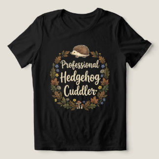 Beruflicher Igelknuddler Tri-Blend Shirt