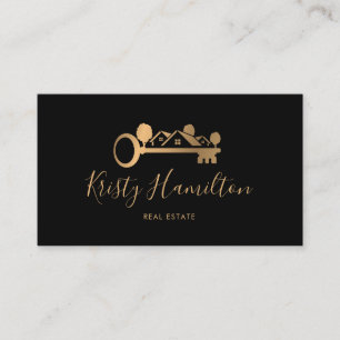 beruflicher Immobilien-Key-Anwesen hinzufügen, bu Visitenkarte