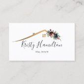 beruflicher Immobilien-Key-Anwesen hinzufügen, bu Visitenkarte (Vorderseite)