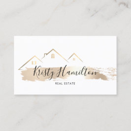 beruflicher Immobilien-Key-Anwesen hinzufügen, bu Visitenkarte