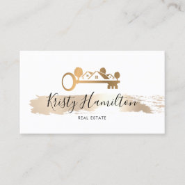 beruflicher Immobilien-Key-Anwesen hinzufügen, bu Visitenkarte