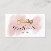 beruflicher Immobilien-Key-Anwesen hinzufügen, bu Visitenkarte (Vorderseite)