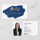 beruflicher Immobilien-Tastenkombination für das e Visitenkarte (Vorne/Hinten)