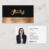 beruflicher Immobilien-Tastenkombinationsbus für d Visitenkarte (Vorne/Hinten)