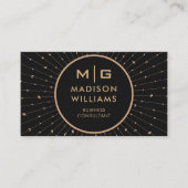 Beruflicher, individuell anpassbarer Schwarzraumko Visitenkarte (Vorderseite)