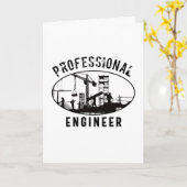 Beruflicher Ingenieur Karte (Gelbe Blume)