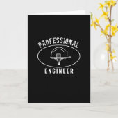 Beruflicher Ingenieur Karte (Gelbe Blume)