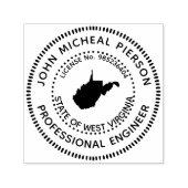 Beruflicher Ingenieur West Virginia Permastempel (Design)