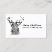 Beruflicher Jagdführer Visitenkarte (Vorderseite)