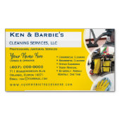 Beruflicher Janitorial-Reinigungsservice Magnetische Visitenkarte (Vorderseite)
