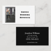 Beruflicher Kaffeemaschinenservice Visitenkarte (Vorne/Hinten)