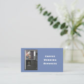 Beruflicher Kaffeemaschinenservice Visitenkarte (Stehend Vorderseite)