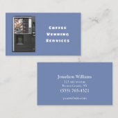 Beruflicher Kaffeemaschinenservice Visitenkarte (Vorne/Hinten)