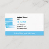 Beruflicher Kastenzug Visitenkarte (Rückseite)