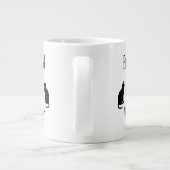 Beruflicher KatzeWhisperer Jumbo-Tasse (Rückseite)